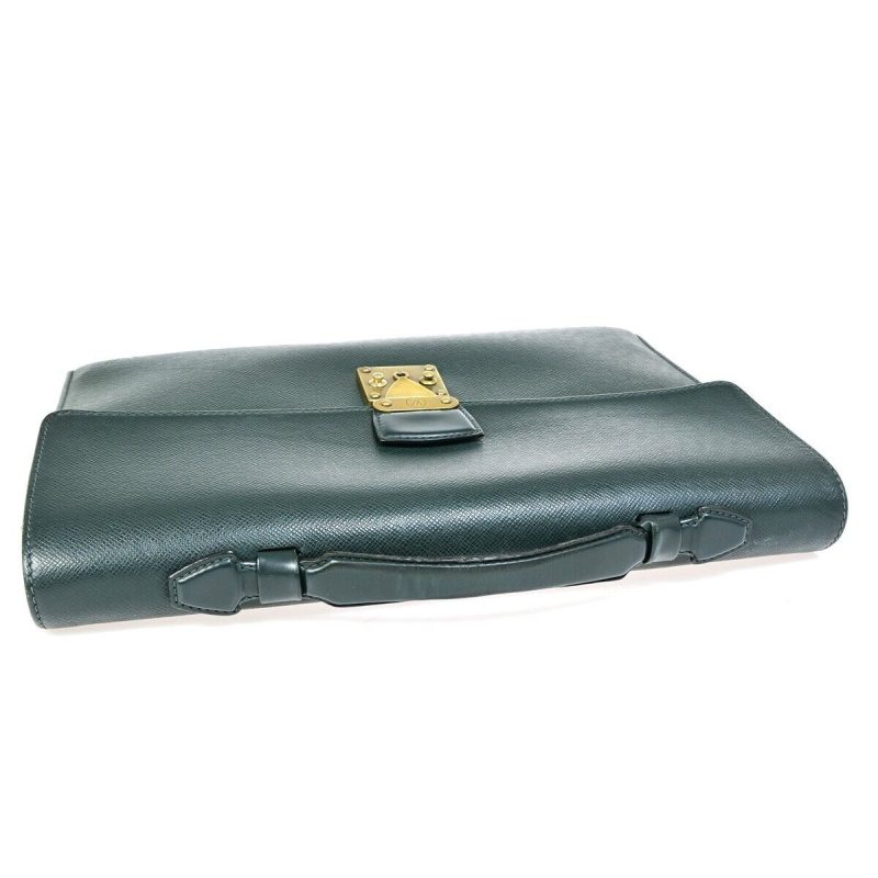 Louis Vuitton Serviette Kourad  Leather Briefcase Bag - Barde - Image 4