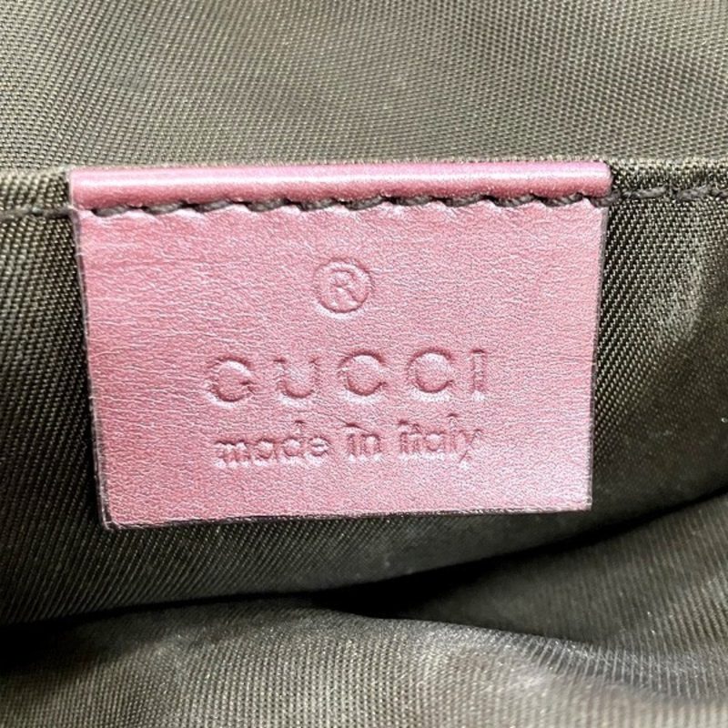 Gucci Gg Canvas  pink Gg Canvas Leather Pouch (Pre-Owned) - Barde - Image 5