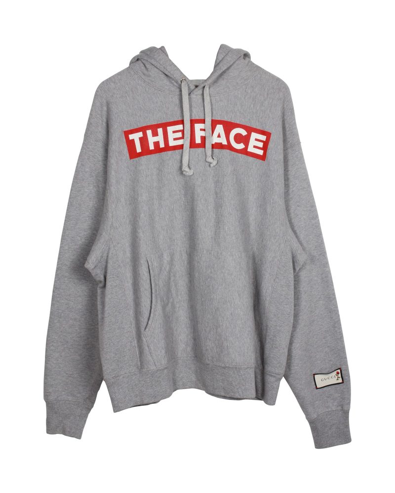 Gucci The Face Hoodie Jacket in Grey Cotton - Barde