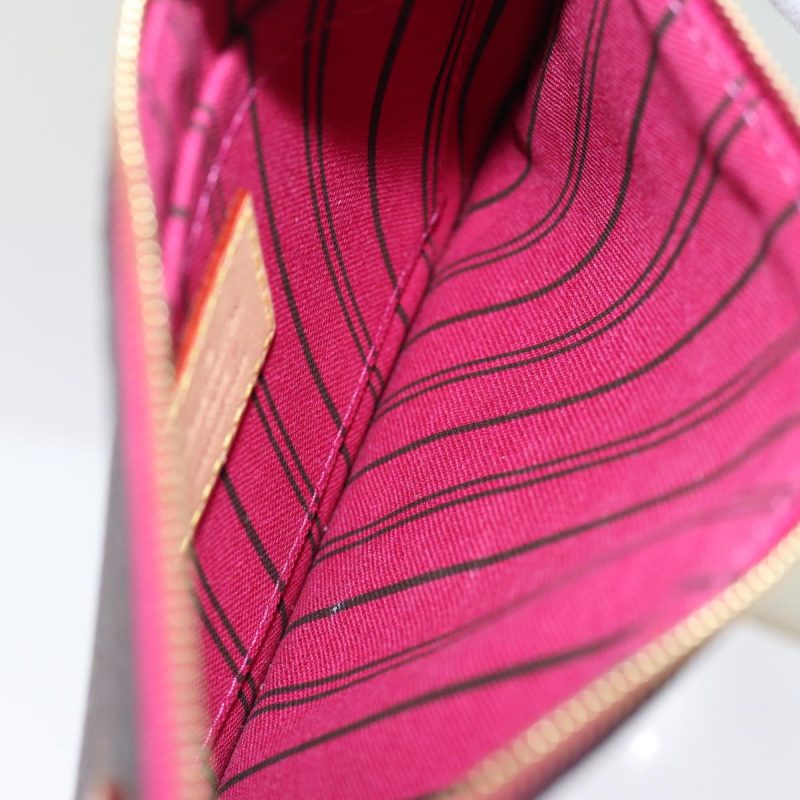 Louis Vuitton Neverfull Pouch  Canvas Clutch Bag - Barde - Image 5