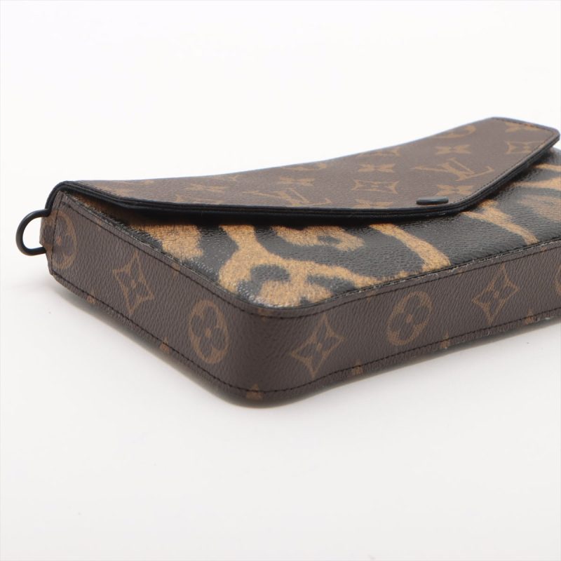 Louis Vuitton Monogram Léopard Pochette Felice - Barde - Image 3