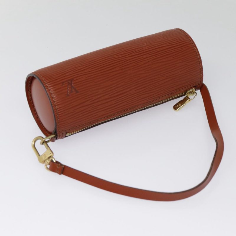 Louis Vuitton Papillon  Leather Clutch Bag - Barde - Image 5