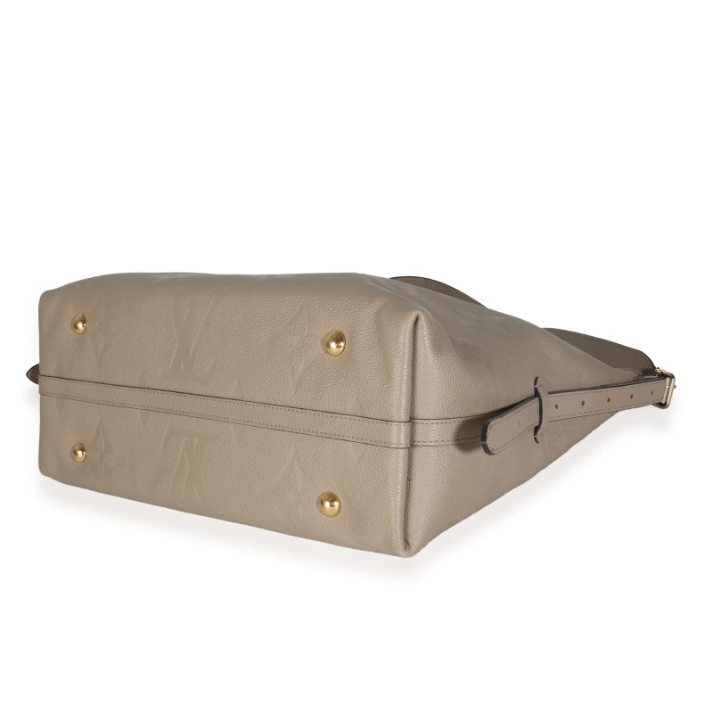 Louis Vuitton Turtledove Monogram Empreinte CarryAll MM - Barde - Image 6