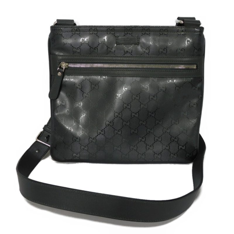 Gucci Metallic  Gg Imprimé Messenger Bag Shoulder Bag (Pre-Owned) - Barde