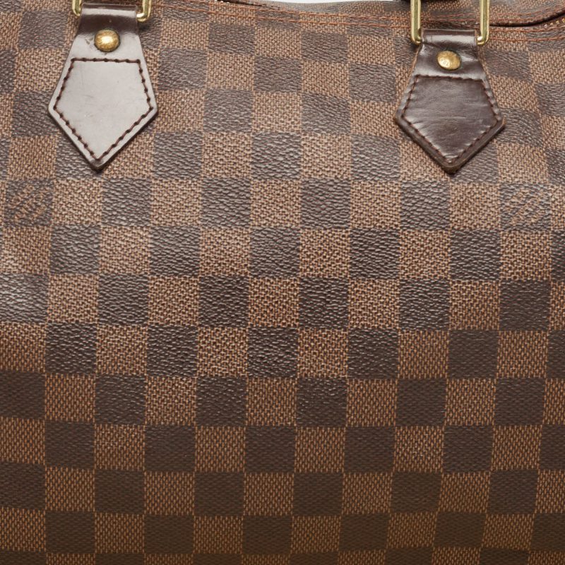 Louis Vuitton Damier Ebene Canvas Speedy 30 Bag - Barde - Image 3