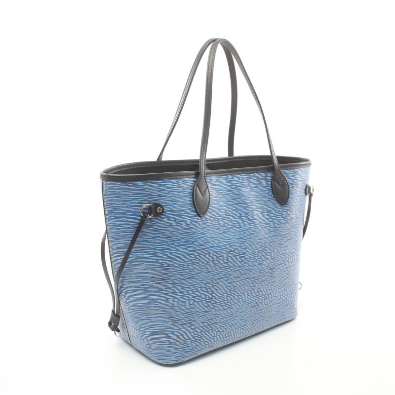 Louis Vuitton Neverfull Mm Epi Denim Shoulder Bag Tote Bag Leather - Barde - Image 2