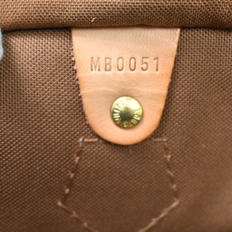 Louis Vuitton Speedy 35  Canvas Handbag - Barde - Image 6