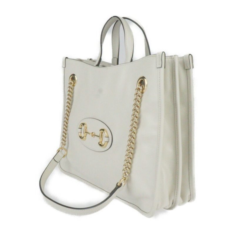 Gucci  Leather Handbag Shoulder Bag Tote Bag (Pre-Owned) - Barde - Image 2