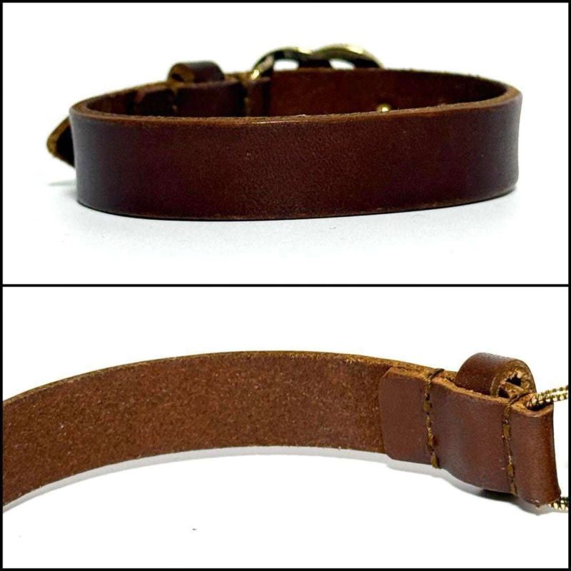 Gucci Leather Metal Charm Bracelet (Pre-Owned) - Barde - Image 3