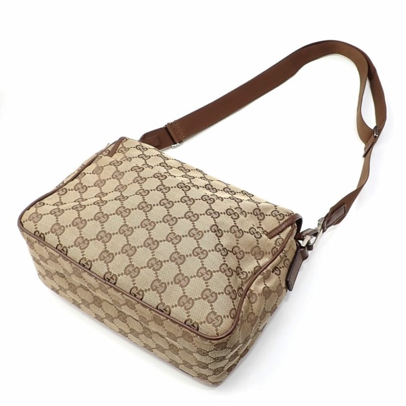 Gucci   Gg Canvas Leather Shoulder Bag (Pre-Owned) - Barde - Image 2