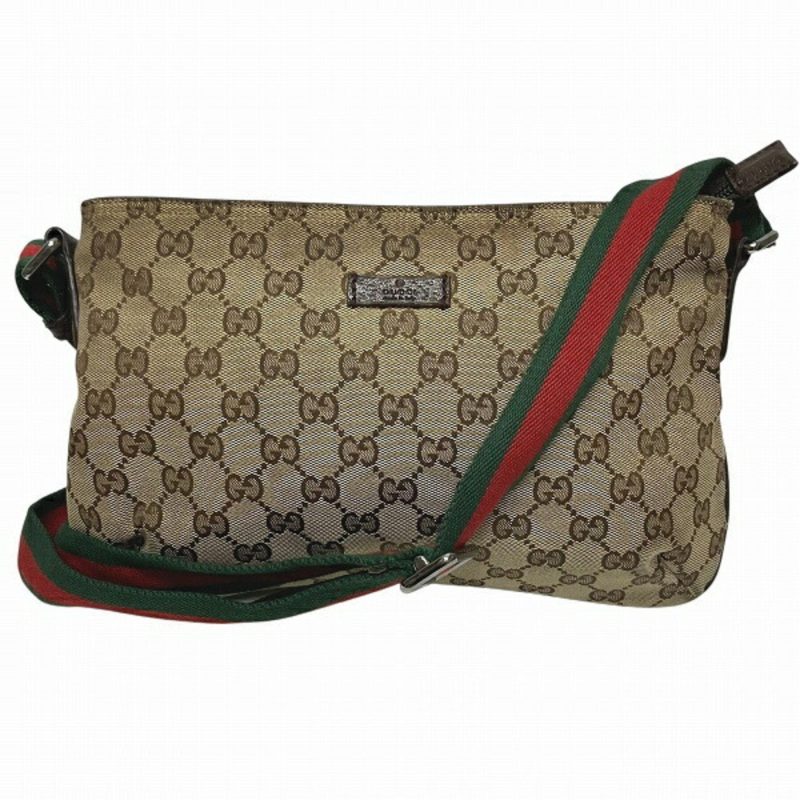 Gucci  Gg Canvas Leather Shoulder Bag (Pre-Owned) - Barde