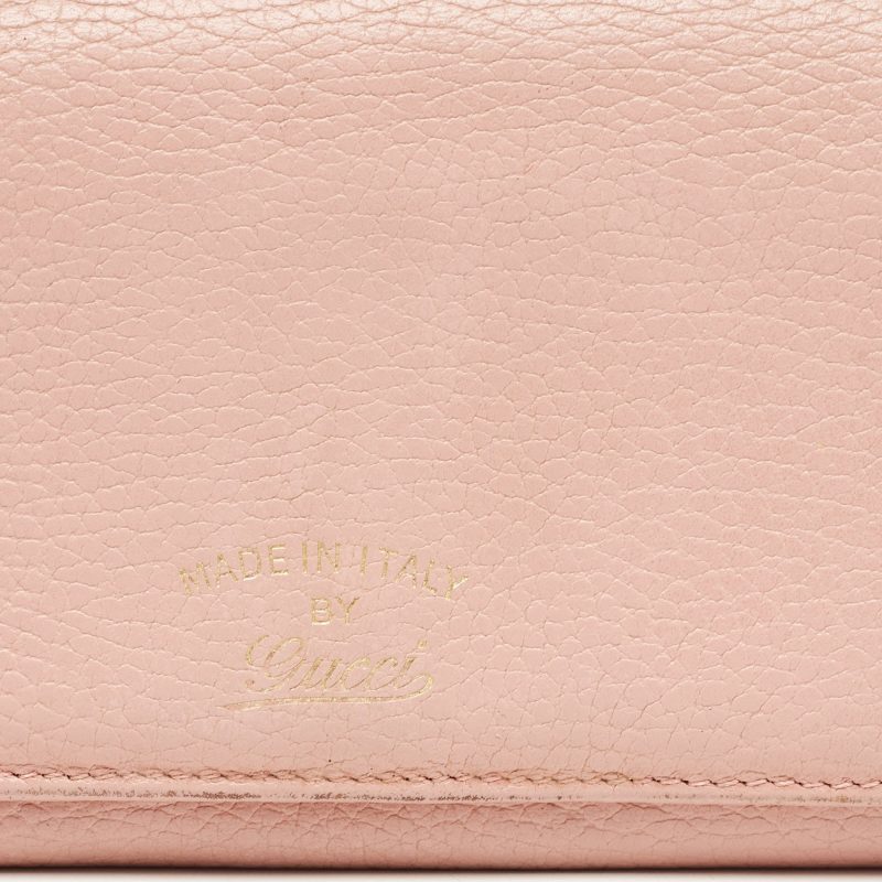 Gucci  Old Rose Leather Swing Continental Wallet - Barde - Image 5