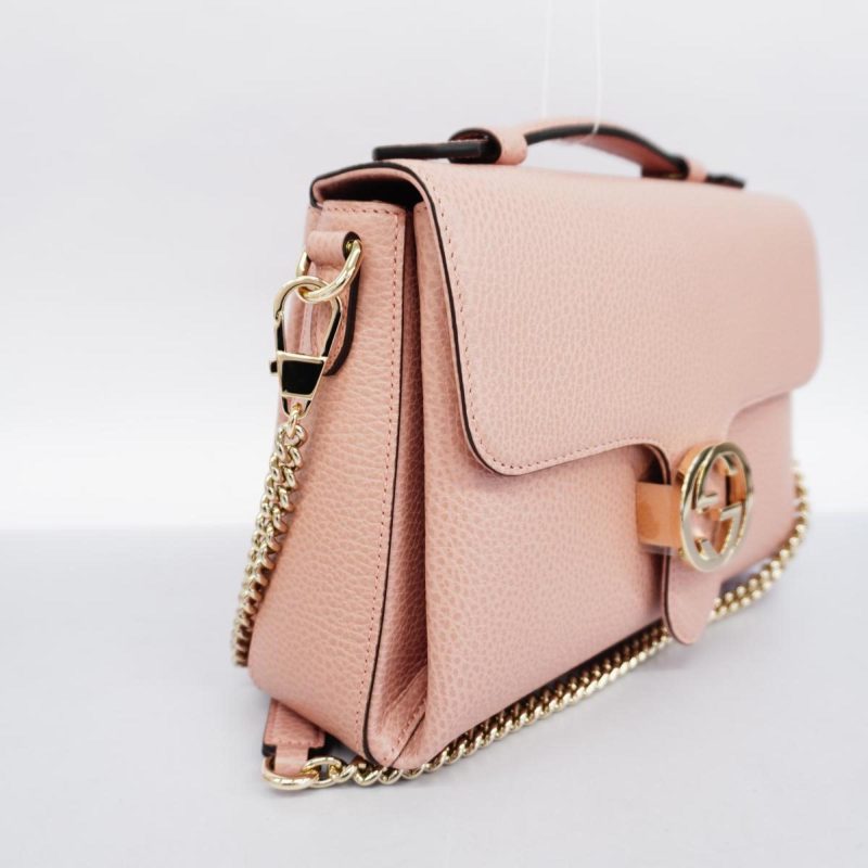 Gucci Interlocking  Leather Shoulder Bag () - Barde - Image 3