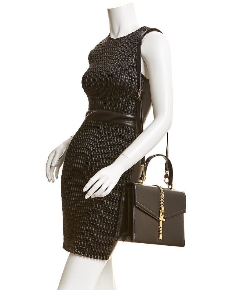 Gucci Sylvie 1969 Small Leather Shoulder Bag - Barde - Image 3