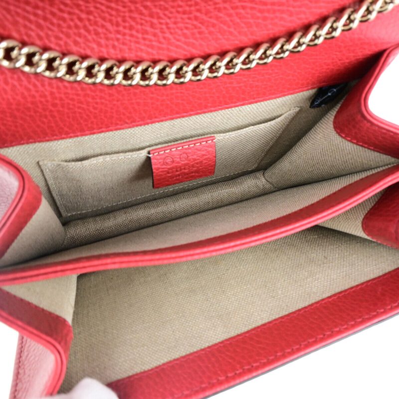 Gucci Interlocking  Leather Shoulder Bag () - Barde - Image 5