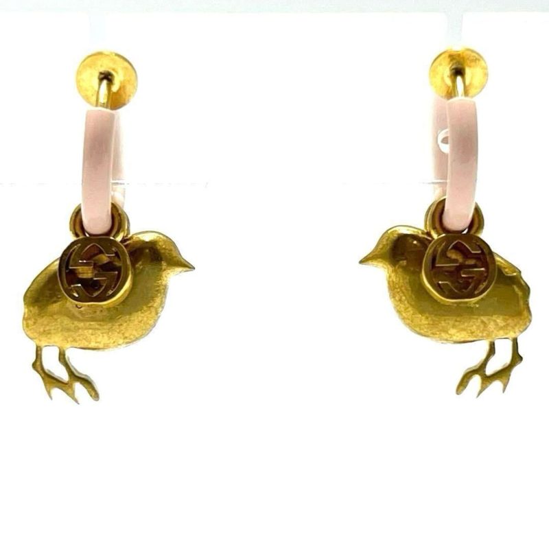 Gucci Metal Hoop Earrings (Pre-Owned) - Barde - Image 4