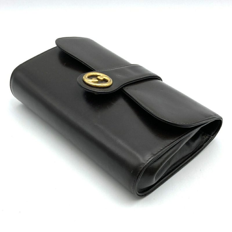 Gucci Old Gucci  Leather Clutch Bag () - Barde - Image 3