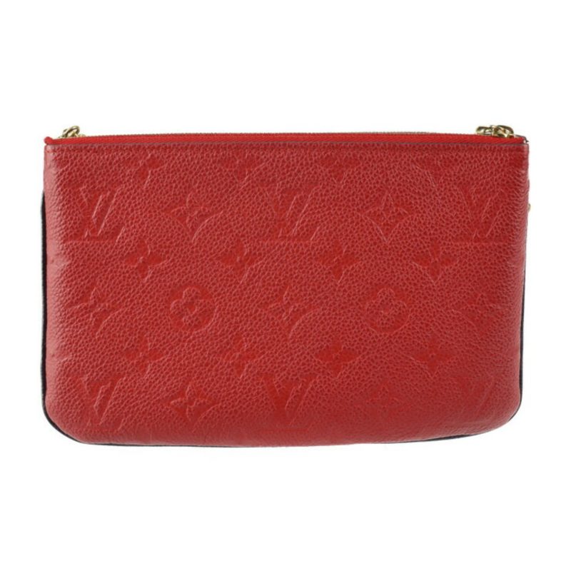 Louis Vuitton Pochette Double Zip  Canvas Clutch Bag - Barde - Image 2