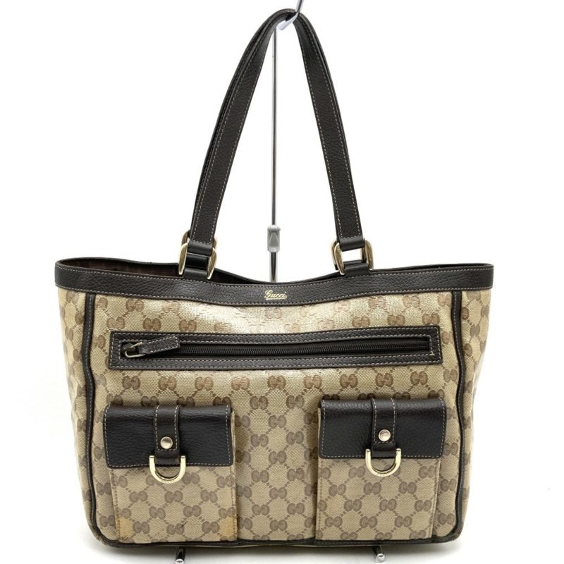 Gucci  Gg Crystal Leather Tote Bag (Pre-Owned) - Barde