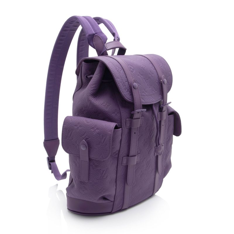 Louis Vuitton Monogram Taurillon Christopher PM Backpack - Barde - Image 2