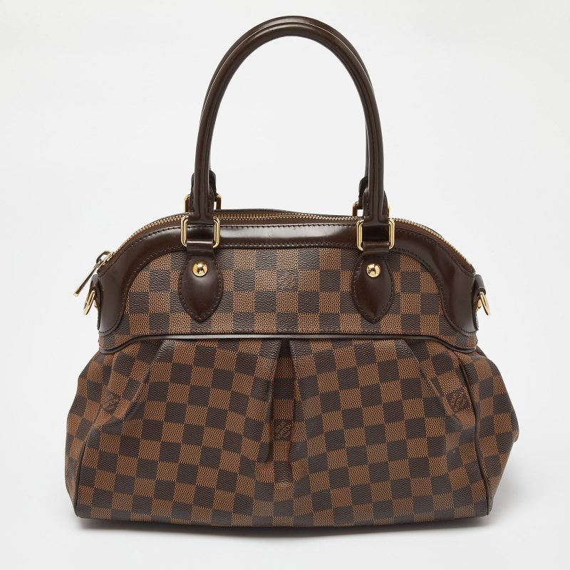 Louis Vuitton Damier Ebene Canvas Trevi Pm Bag - Barde - Image 3