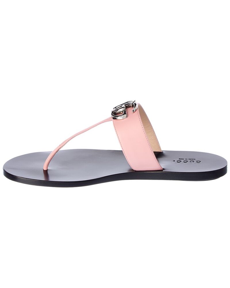 Gucci Marmont Leather Sandal - Barde - Image 2