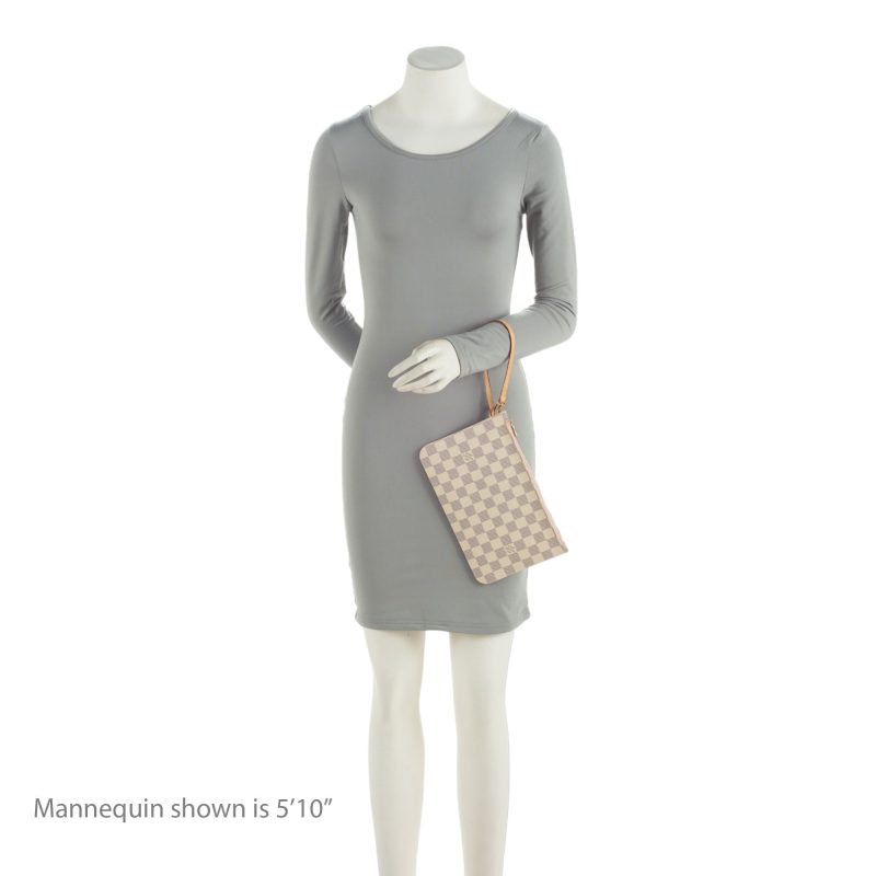 Louis Vuitton Damier Azur Neverfull MM Pochette - Barde - Image 4