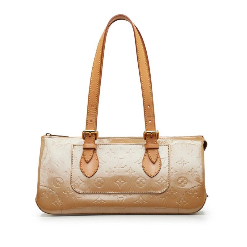 Louis Vuitton Rosewood  Patent Leather Shoulder Bag - Barde