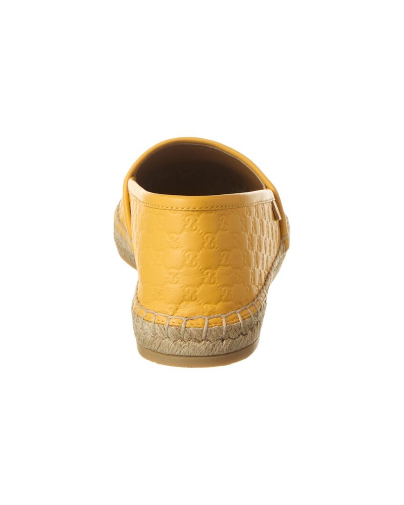 Gucci GG Leather Espadrille - Barde - Image 3