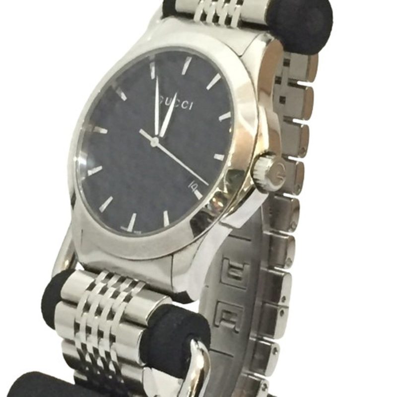 Gucci G-Timeless   Stainless Steel Wristwatch (Pre-Owned) - Barde - Image 3