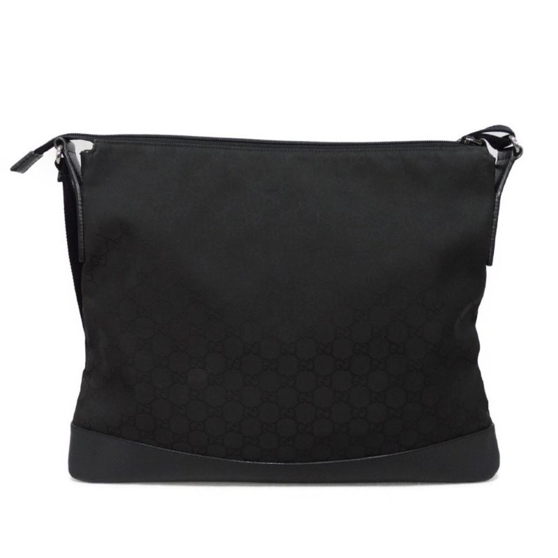 Gucci  Nylon Canvas Leather Messenger Bag Shoulder Bag (Pre-Owned) - Barde - Image 4