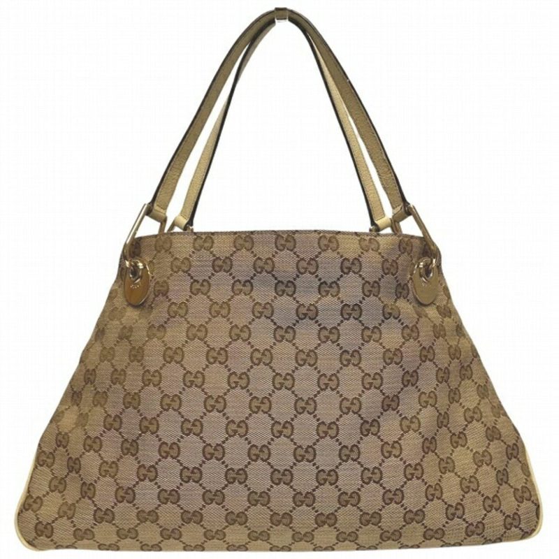 Gucci Gg Canvas  ivory Gg Canvas Handbag (Pre-Owned) - Barde - Image 2