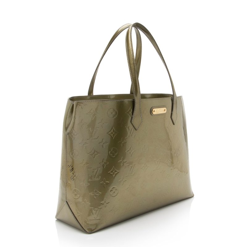 Louis Vuitton Monogram Vernis Wilshire MM Tote - Barde - Image 2
