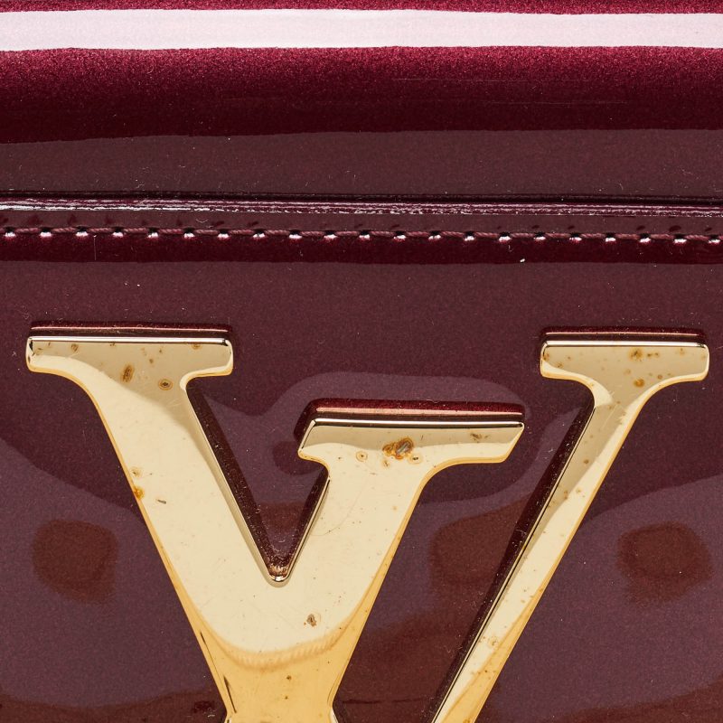Louis Vuitton Rouge Fauviste Vernis Sobe Clutch - Barde - Image 4