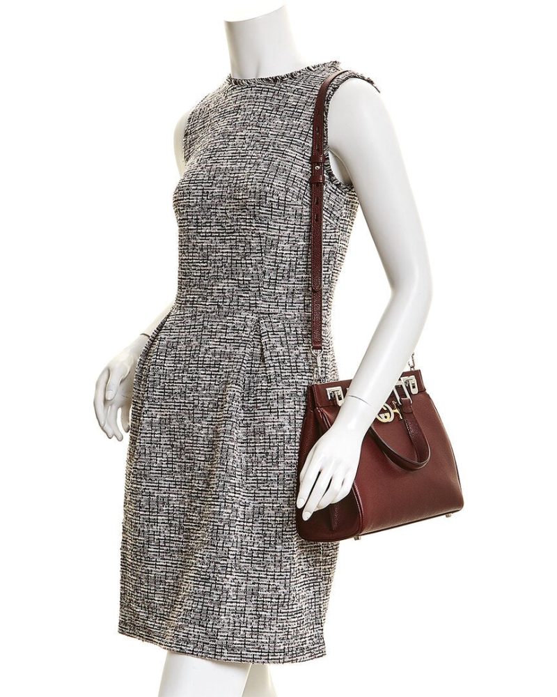 Gucci Zumi Small Leather Top Handle Shoulder Bag - Barde - Image 3
