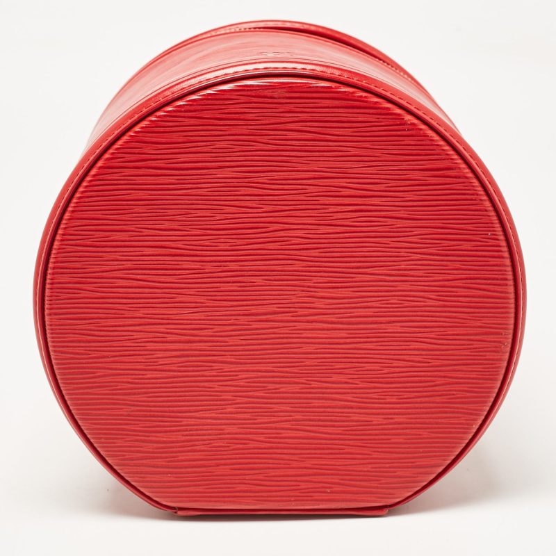 Louis Vuitton Red Epi Leather Cannes Vanity Case Bag - Barde - Image 5