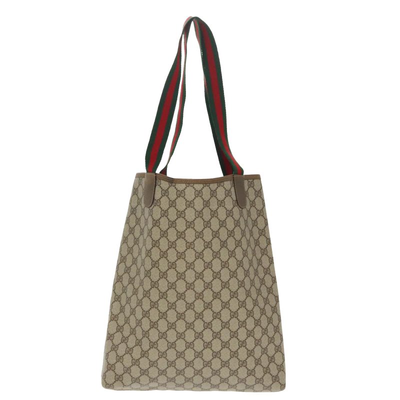 Gucci Web  Canvas Tote Bag (Pre-Owned) - Barde - Image 2