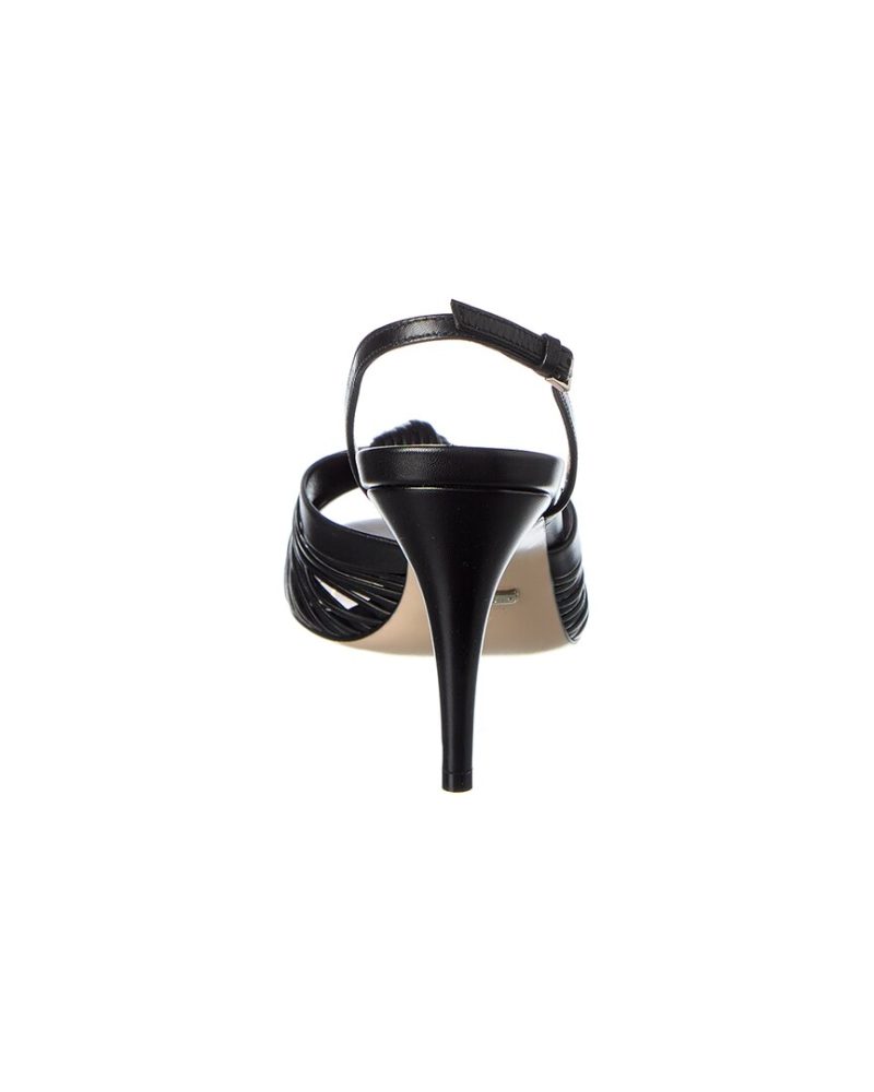 Gucci Crawford Leather Slingback Sandal - Barde - Image 3