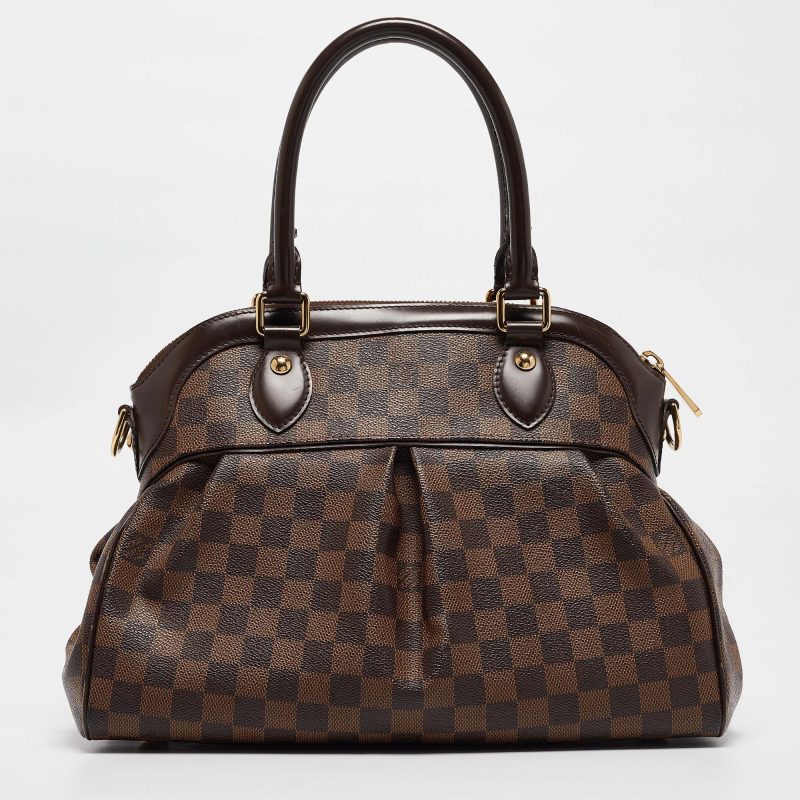Louis Vuitton Damier Ebene Canvas Trevi Pm Bag - Barde - Image 3