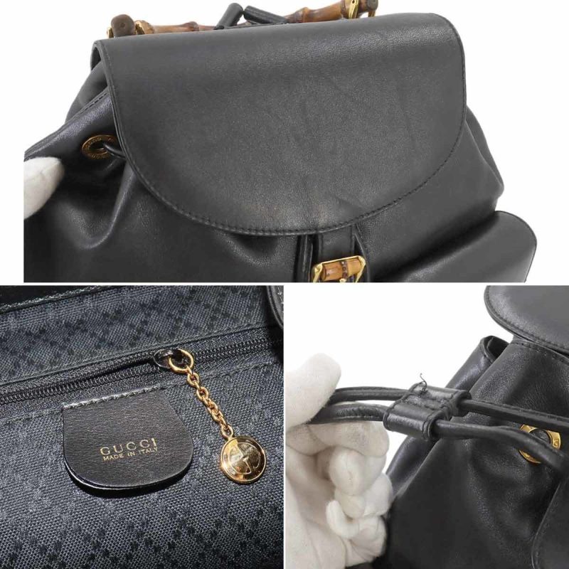 Gucci  Leather Backpack (Pre-Owned) - Barde - Image 6