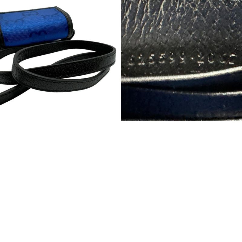 Gucci  blue Nylon Leather Shoulder Bag (Pre-Owned) - Barde - Image 5