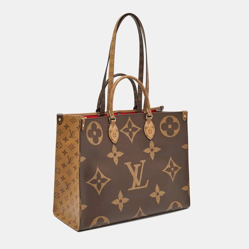 Louis Vuitton Monogram Reverse Giant Canvas Onthego Gm Bag - Barde - Image 2