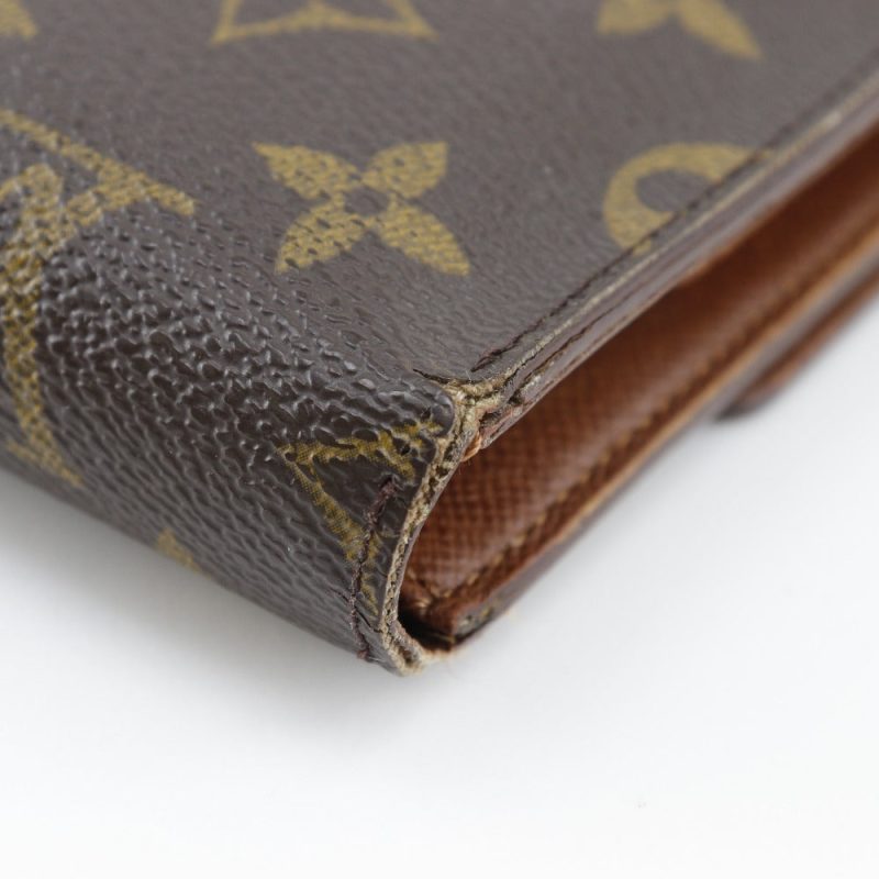 Louis Vuitton Porte Tresor Etui Papier  Canvas Wallet - Barde - Image 4
