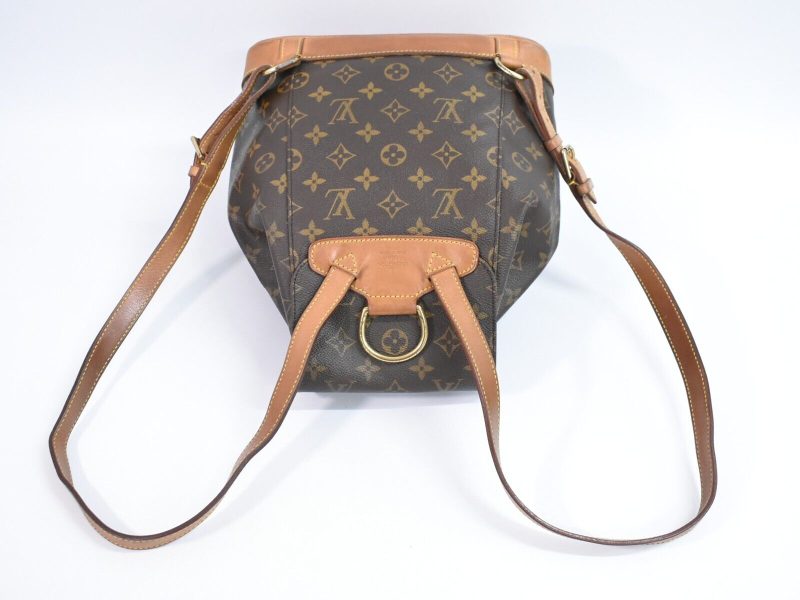 Louis Vuitton Montsouris Mm  Canvas Backpack Bag - Barde - Image 4