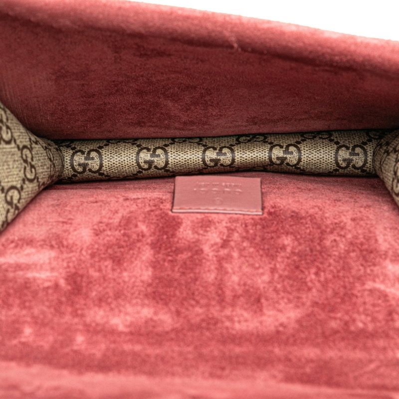 Gucci Gg Blooms  Wine Pvc Suede Shoulder Bag (Pre-Owned) - Barde - Image 6