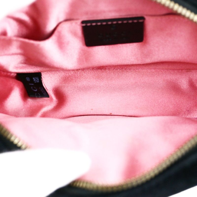 Gucci Marmont  Leather Shoulder Bag () - Barde - Image 5