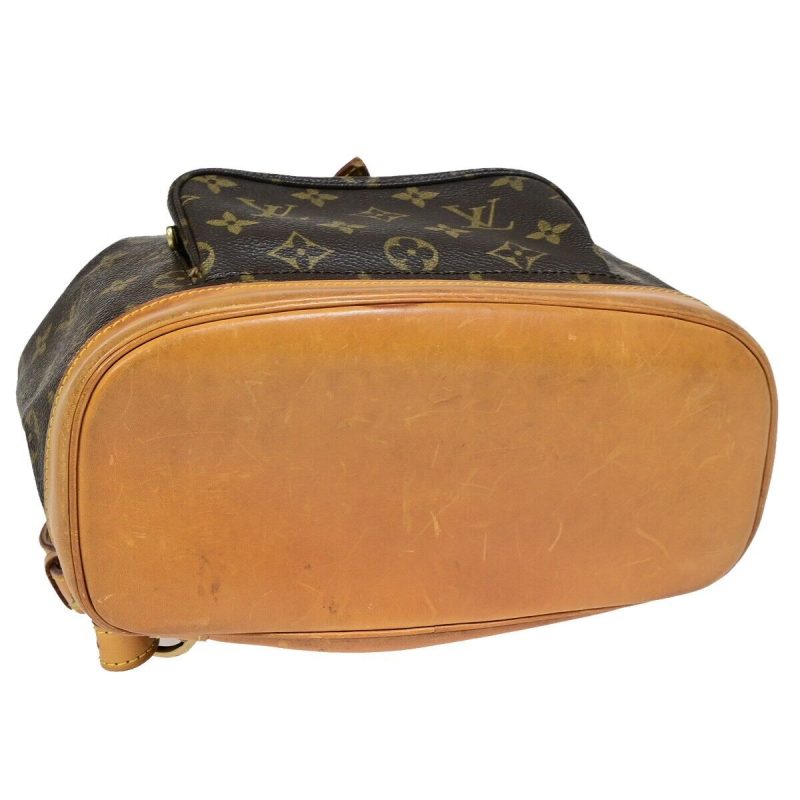 Louis Vuitton Montsouris Mm  Canvas Backpack Bag - Barde - Image 3