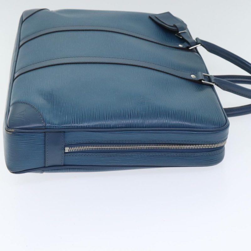 Louis Vuitton Porte Documents Voyage  Leather Briefcase Bag - Barde - Image 3