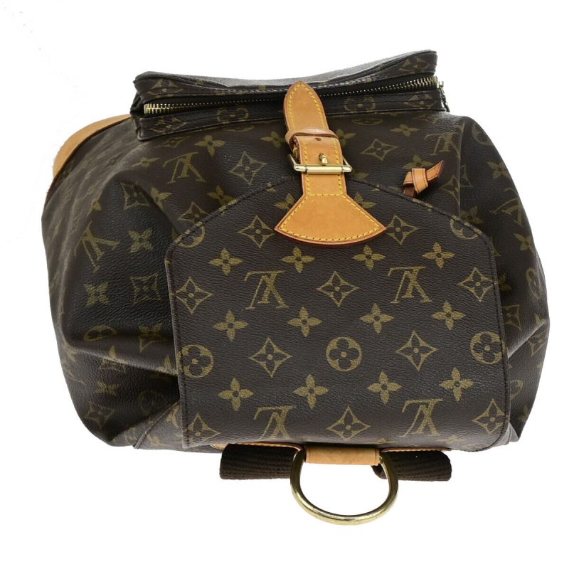 Louis Vuitton Montsouris Gm  Canvas Backpack Bag - Barde - Image 4