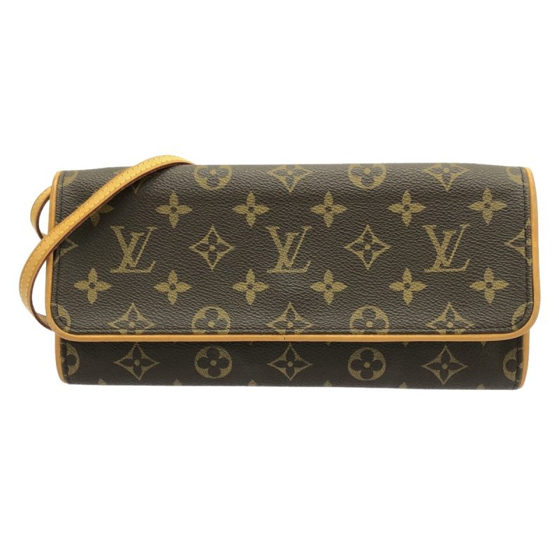 Louis Vuitton Pochette Twin  Canvas Clutch Bag - Barde